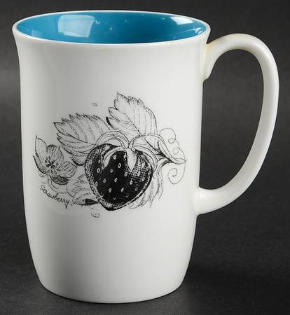 Black Fruit Mug