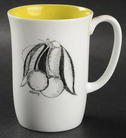 Black Fruit Mug