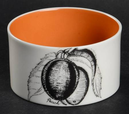 Black Fruit Mini Open Sugar Bowl