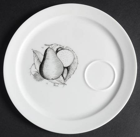 Black Fruit Snack Plate