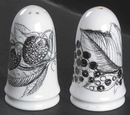 Black Fruit Salt & Pepper Set