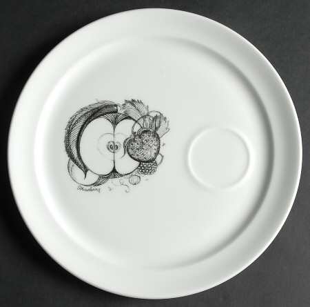 Black Fruit Snack Plate
