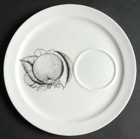 Black Fruit Snack Plate