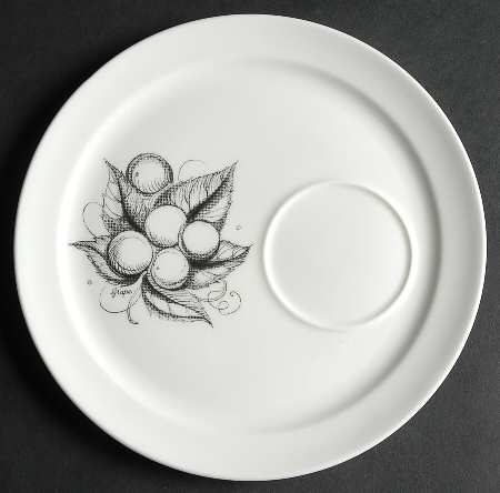 Black Fruit Snack Plate