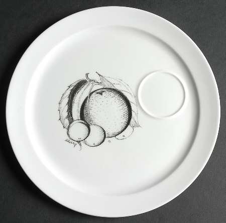 Black Fruit Snack Plate