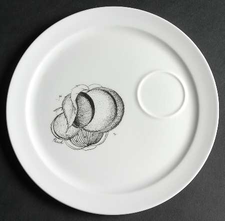 Black Fruit Snack Plate