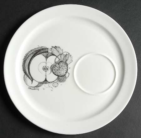 Black Fruit Snack Plate