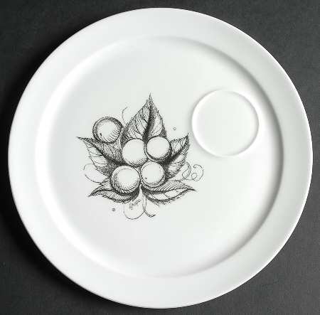 Black Fruit Snack Plate