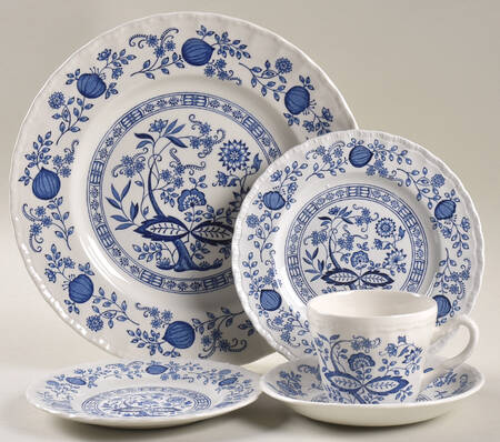 Blue Heritage 5 Piece Place Setting