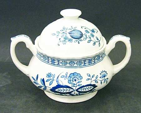 Blue Heritage Sugar Bowl & Lid