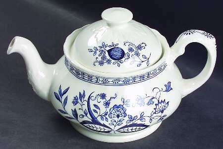 Blue Heritage Teapot & Lid