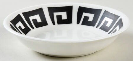 Black Keystone Fruit/Dessert (Sauce) Bowl