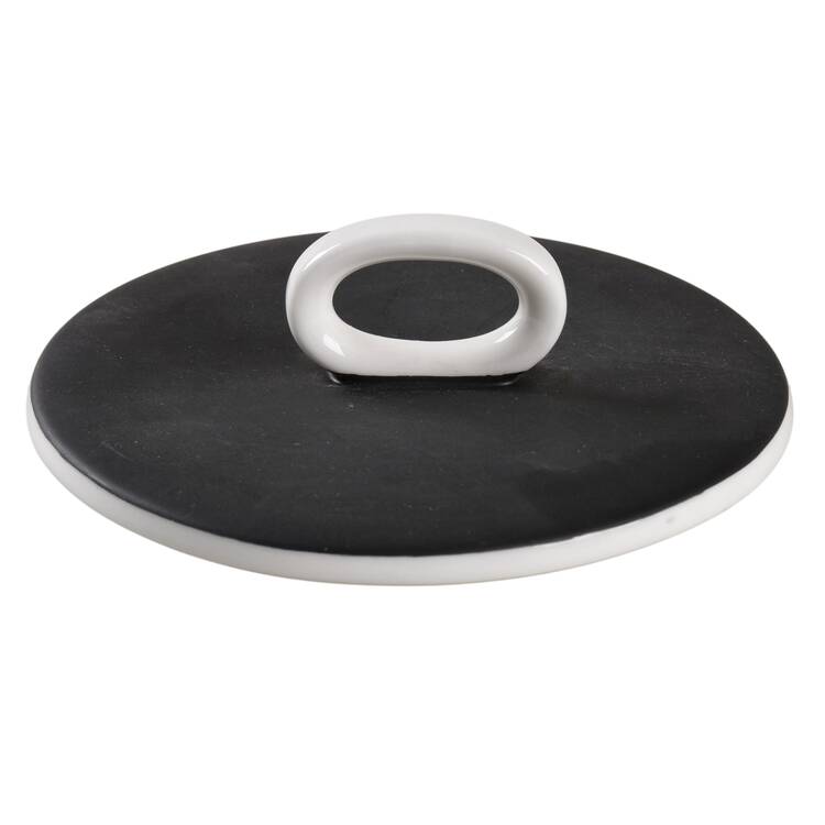 Black Keystone Lid for Sugar Bowl