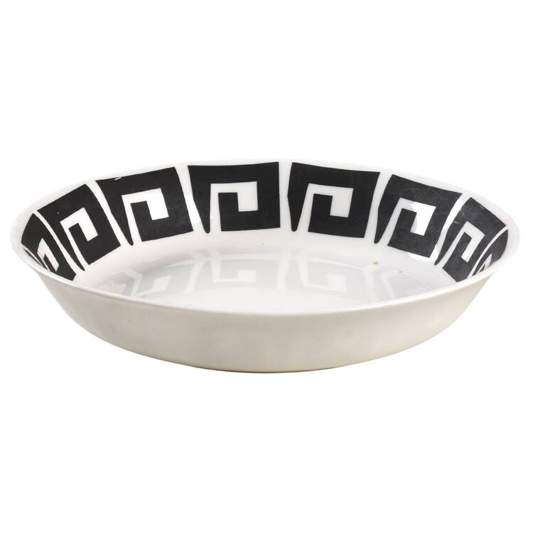 Black Keystone Coupe Soup Bowl