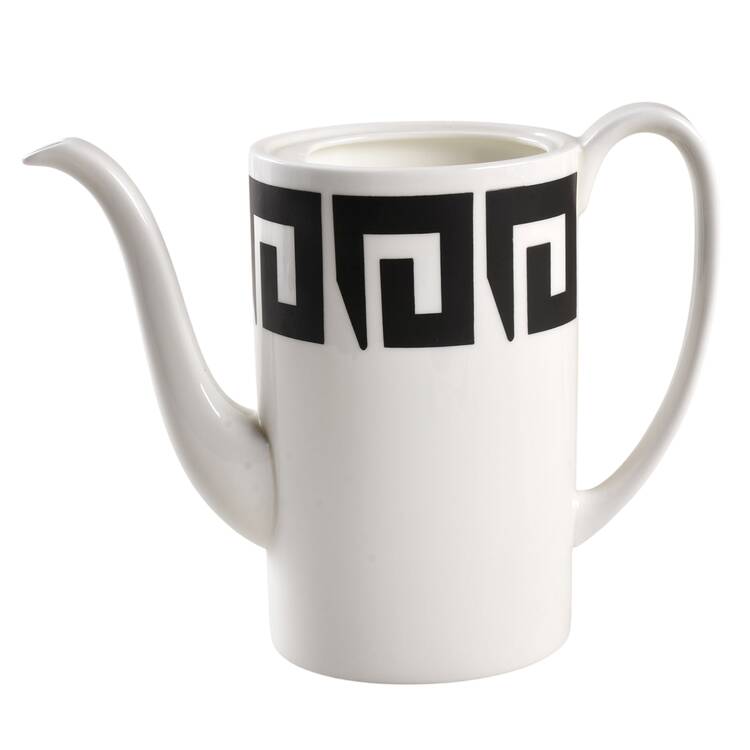 Black Keystone Coffee Pot No Lid