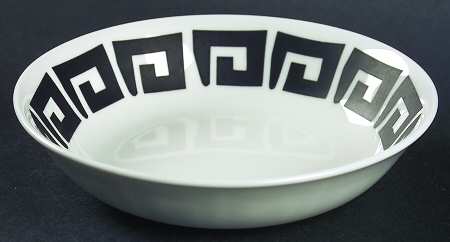 Black Keystone Coupe Cereal Bowl