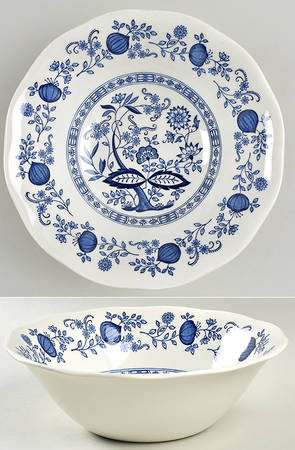 Blue Onion 8" Round Vegetable Bowl