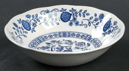 Blue Onion Coupe Cereal Bowl