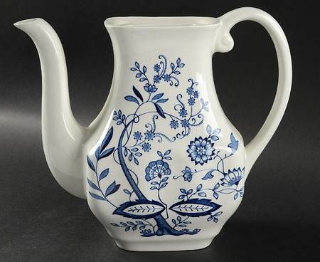 Blue Onion Coffee Pot No Lid