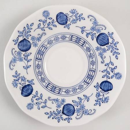 Blue Onion Saucer for Flat Cup
