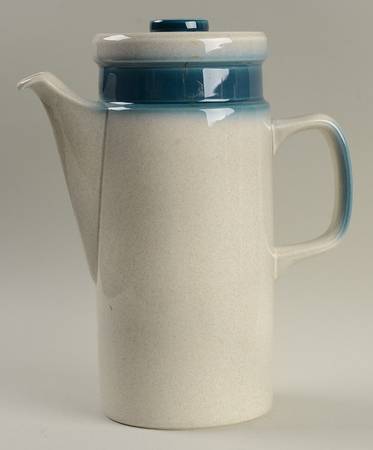 Blue Pacific Coffee Pot & Lid