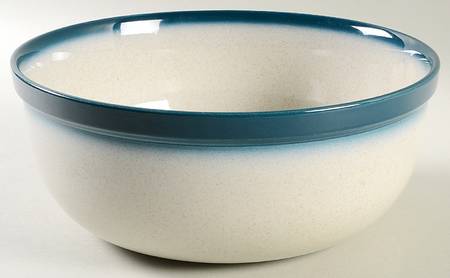 Blue Pacific 9" Salad Serving Bowl