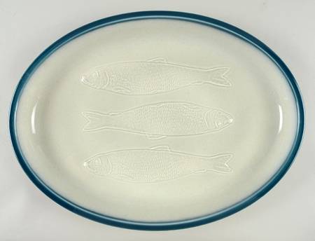 Blue Pacific 17" Fish Platter