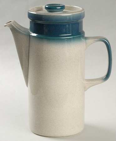 Blue Pacific Small Coffee Pot & Lid