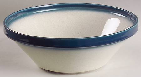 Blue Pacific 9" Salad Serving Bowl