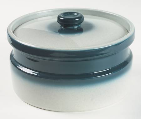 Blue Pacific 1.5 Qt Round Covered Casserole