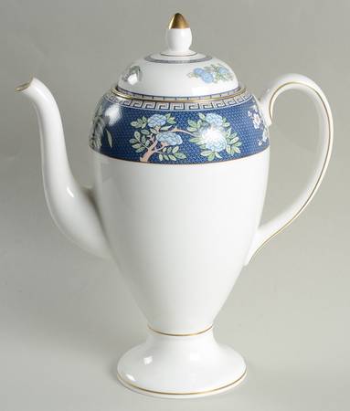 Blue Siam Coffee Pot & Lid
