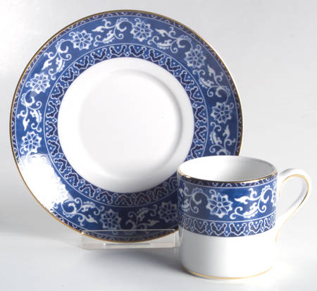 Bokhara (Newer, 1996) Can Shape Demitasse Cup and Saucer Set