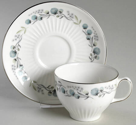 Boleyn Flat Cup & Saucer Set