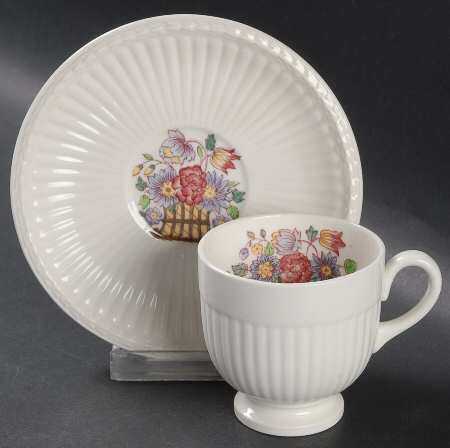 Borrowdale Footed Demitasse Cup & Saucer Set