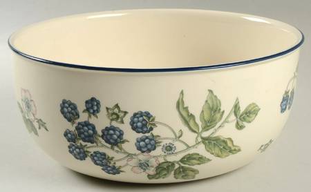 Bramble Multicolor (Oven To Table) 9" Salad Serving Bowl