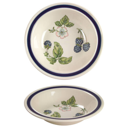 Bramble Multicolor (Oven To Table) Rim Cereal/Oatmeal Bowl
