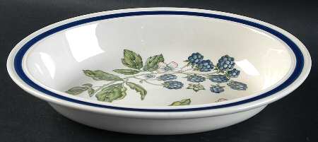 Bramble Multicolor (Oven To Table) 9" Oval Vegetable Bowl