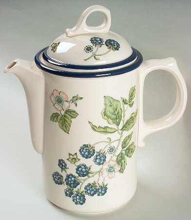 Bramble Multicolor (Oven To Table) Coffee Pot & Lid