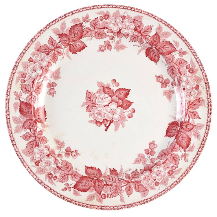 Bramble Pink (Plain Edge) Salad Plate