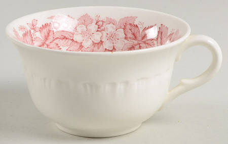 Bramble Pink (Shell Edge) Flat Cup