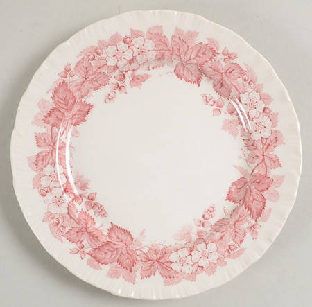 Bramble Pink (Shell Edge) Bread & Butter Plate