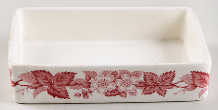 Bramble Pink (Shell Edge) Cigarette Box No Lid