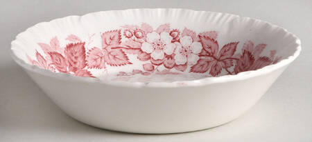 Bramble Pink (Shell Edge) Fruit/Dessert (Sauce) Bowl