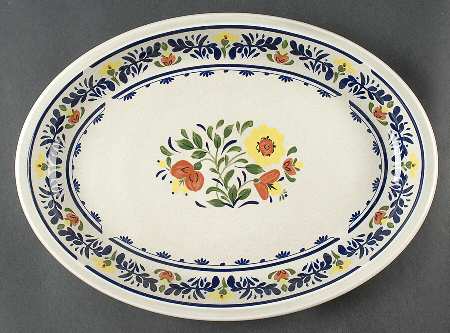 Breton 13" Oval Serving Platter