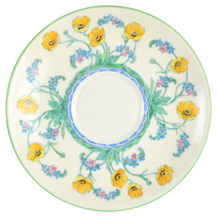 Brookside Flowers Saucer