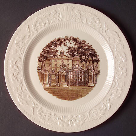 Brown University Brown Dinner Plate