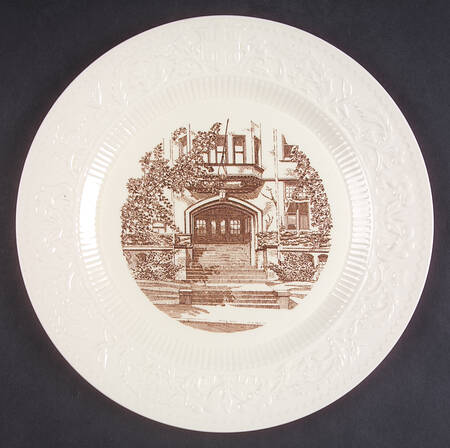 Brown University Brown Dinner Plate