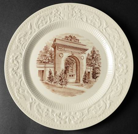 Brown University Brown Dinner Plate