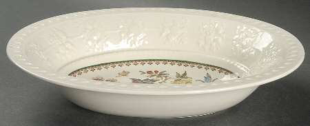 Bullfinch Wellesely Multicolor 9" Oval Vegetable Bowl