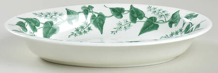 Buxton Green 10" Oval Vegetable Bowl